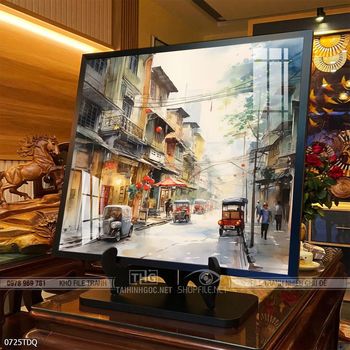 Tranh phong cảnh quê hương làng quê Việt Nam