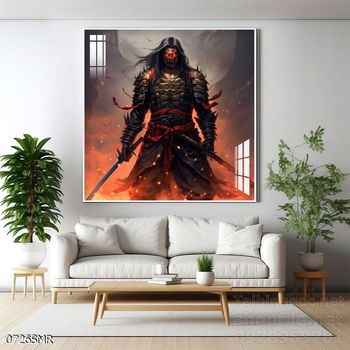 Mẫu tranh Samurai trang trí tường nhà
