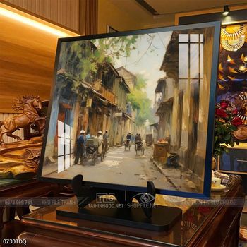 Tranh phong cảnh làng quê đẹp và ý nghĩa