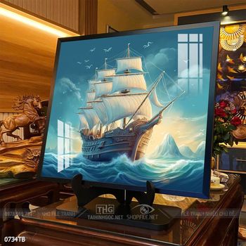 Tranh thuận buồm xuôi gió đẹp ấn tượng