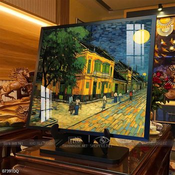 Tranh làng quê treo tường