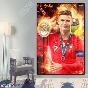 Tranh cầu thủ nổi tiếng Cristiano Ronaldo treo tường siêu đẹp