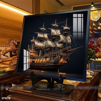 Tranh thuận buồm xuôi gió treo tường đẹp
