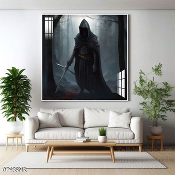 Mẫu tranh Samurai đẹp decor trang trí tường