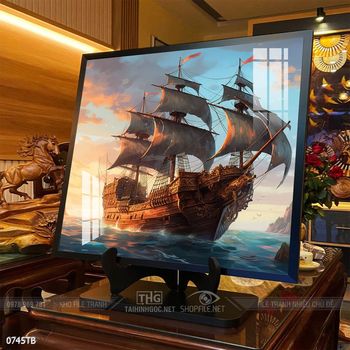 Tranh thuận buồm xuôi gió đẹp ấn tượng