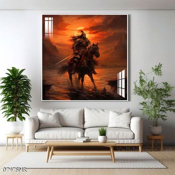 Tranh treo tường nghệ thuật hình Samurai Nhật Bản