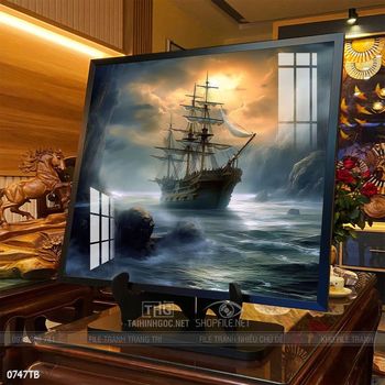 Tranh thuận buồm xuôi gió đẹp