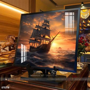 Tranh thuận buồm xuôi gió treo tường đẹp