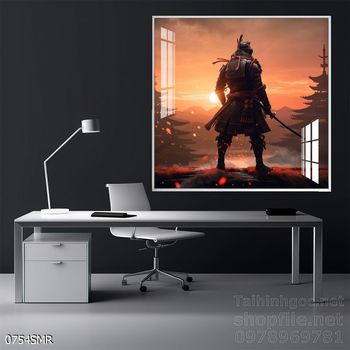 Tranh treo tường Samurai đẹp ấn tượng