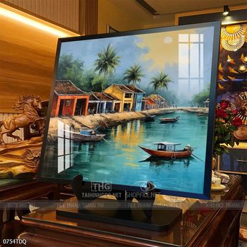 Tranh phong cảnh làng quê đẹp và ý nghĩa