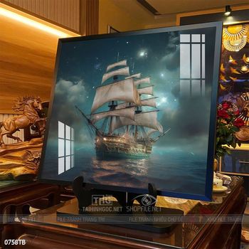 Tranh thuận buồm xuôi gió đẹp