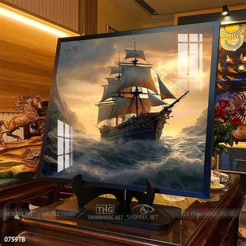 Tranh thuyền và biển