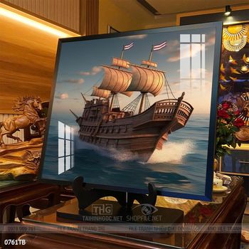 Tranh thuyền buồm và cảnh biển