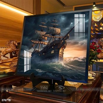 Tranh thuận buồm xuôi gió đẹp ấn tượng