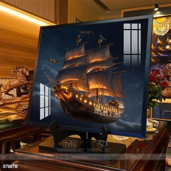 Tranh thuận buồm xuôi gió treo tường