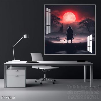 Tranh Samurai phong cách nghệ thuật