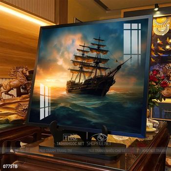 Tranh thuận buồm xuôi gió treo tường đẹp