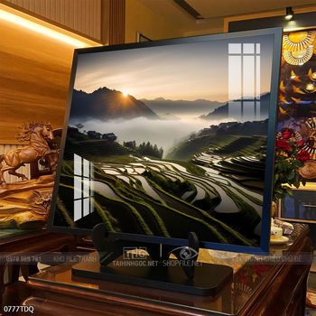 Tranh phong cảnh làng quê Việt Nam