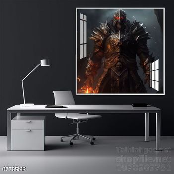 Mẫu Tranh chiến binh Samurai huyền thoại