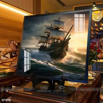 Tranh thuận buồm xuôi gió đẹp ấn tượng