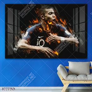 Tranh cầu thủ Mbappe Kylian