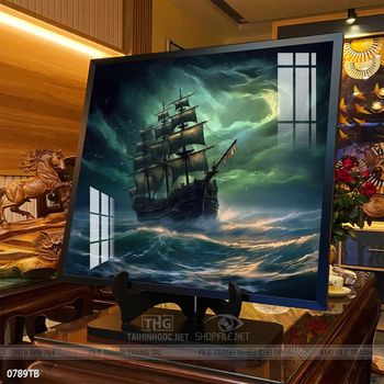 Tranh thuận buồm xuôi gió đẹp ấn tượng