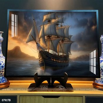 Tranh thuận buồm xuôi gió đẹp