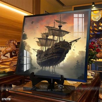 Tranh phong thủy thuận buồm xuôi gió tài lộc đẹp