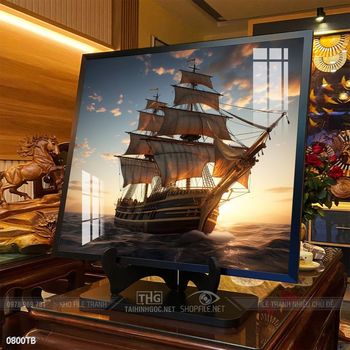 Tranh thuận buồm xuôi gió đẹp ấn tượng