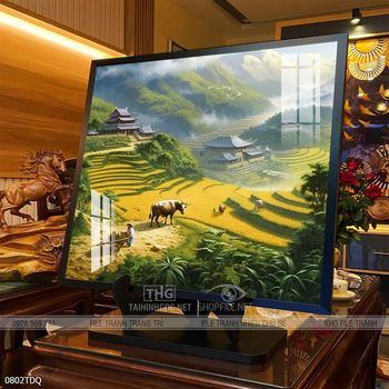 Tranh phong cảnh làng quê đẹp và ý nghĩa