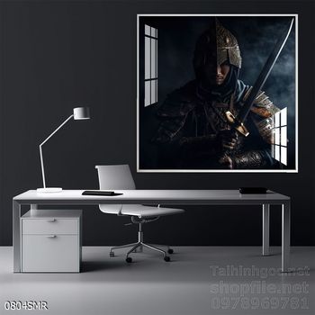 Mẫu Tranh chiến binh Samurai huyền thoại