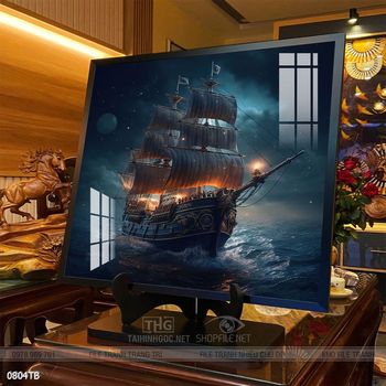 Tranh phong thủy thuận buồm xuôi gió tài lộc đẹp