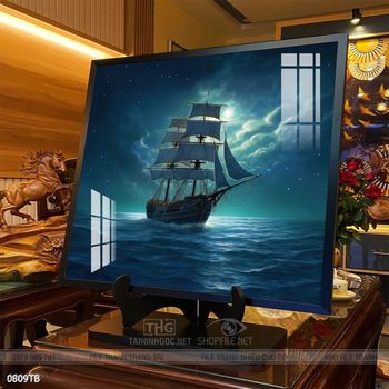 Tranh thuận buồm xuôi gió trang trí tường nhà