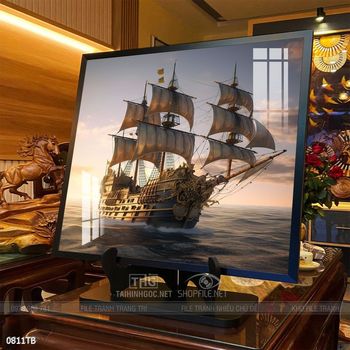 Tranh thuận buồm xuôi gió đẹp ấn tượng