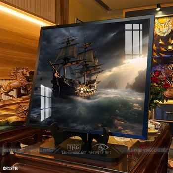 Tranh thuận buồm xuôi gió đẹp