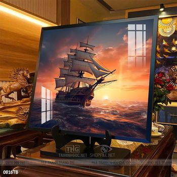 Tranh thuyền buồm và cảnh biển