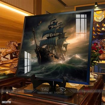 Tranh thuận buồm xuôi gió trang trí tường nhà