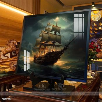 Tranh thuyền buồm và cảnh biển