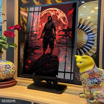 File tranh treo tường hình chiến binh Samurai