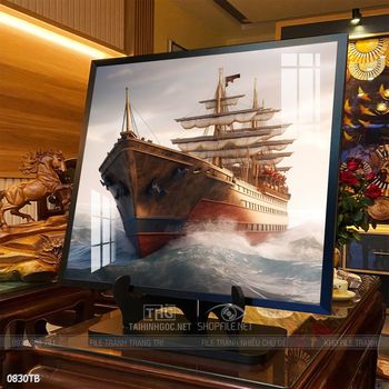 Tranh thuận buồm xuôi gió treo tường đẹp