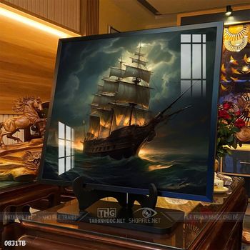 Tranh thuận buồm xuôi gió trang trí tường nhà