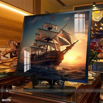 Tranh thuận buồm xuôi gió đẹp ấn tượng