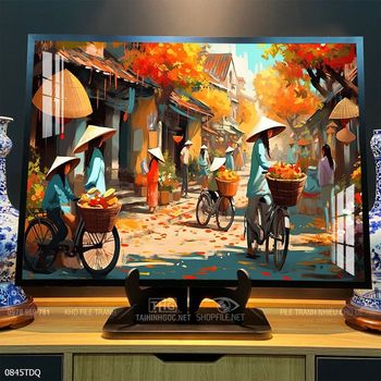 Tranh đồng quê đẹp nhất hiện nay