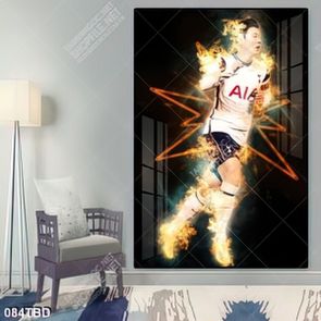 Tranh cầu thủ nổi tiếng Son Heung min