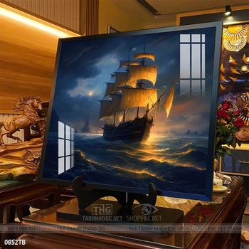 Tranh thuận buồm xuôi gió treo tường đẹp