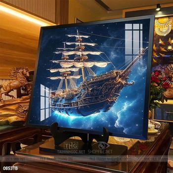 Tranh thuận buồm xuôi gió trang trí tường nhà