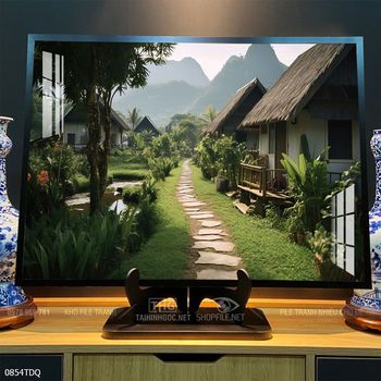 Tranh đồng quê đẹp nhất hiện nay