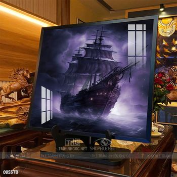 Tranh thuận buồm xuôi gió đẹp ấn tượng