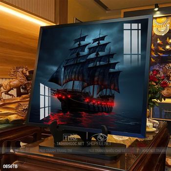 Tranh thuận buồm xuôi gió treo tường