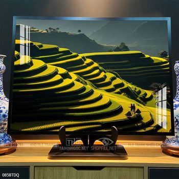 Tranh phong cảnh làng quê Việt Nam